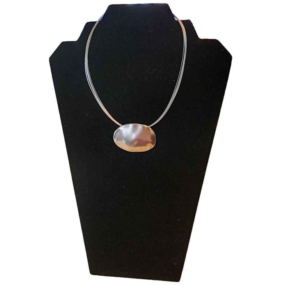 Premier Designs Multi-Strand Silver Tone Necklace - Picture 3 of 4